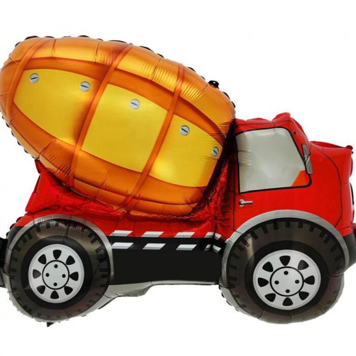 Balon foliowy Betoniarka napełniony helem