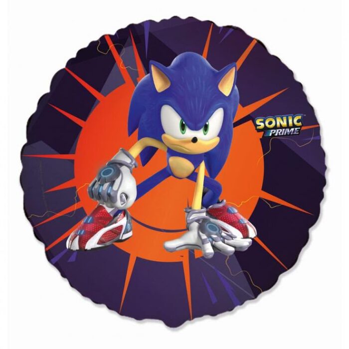 Balon foliowy napełniony helem Sonic