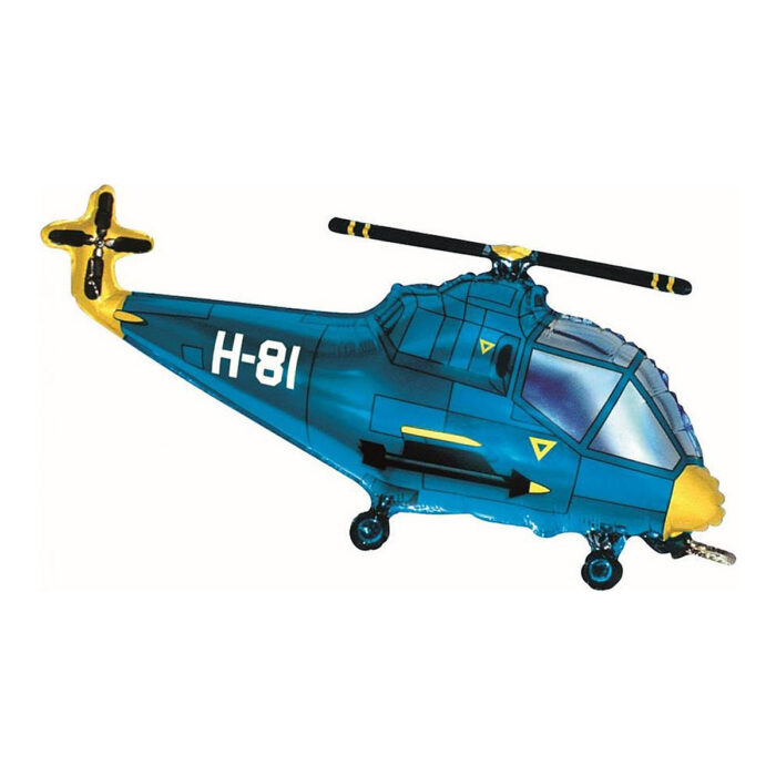Balon foliowy napełniony helem Helikopter