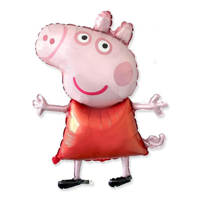 Balon foliowy napełniony helem Świnka Peppa (figurka)