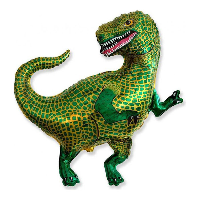 Balon foliowy napełniony helem Tyranozaur